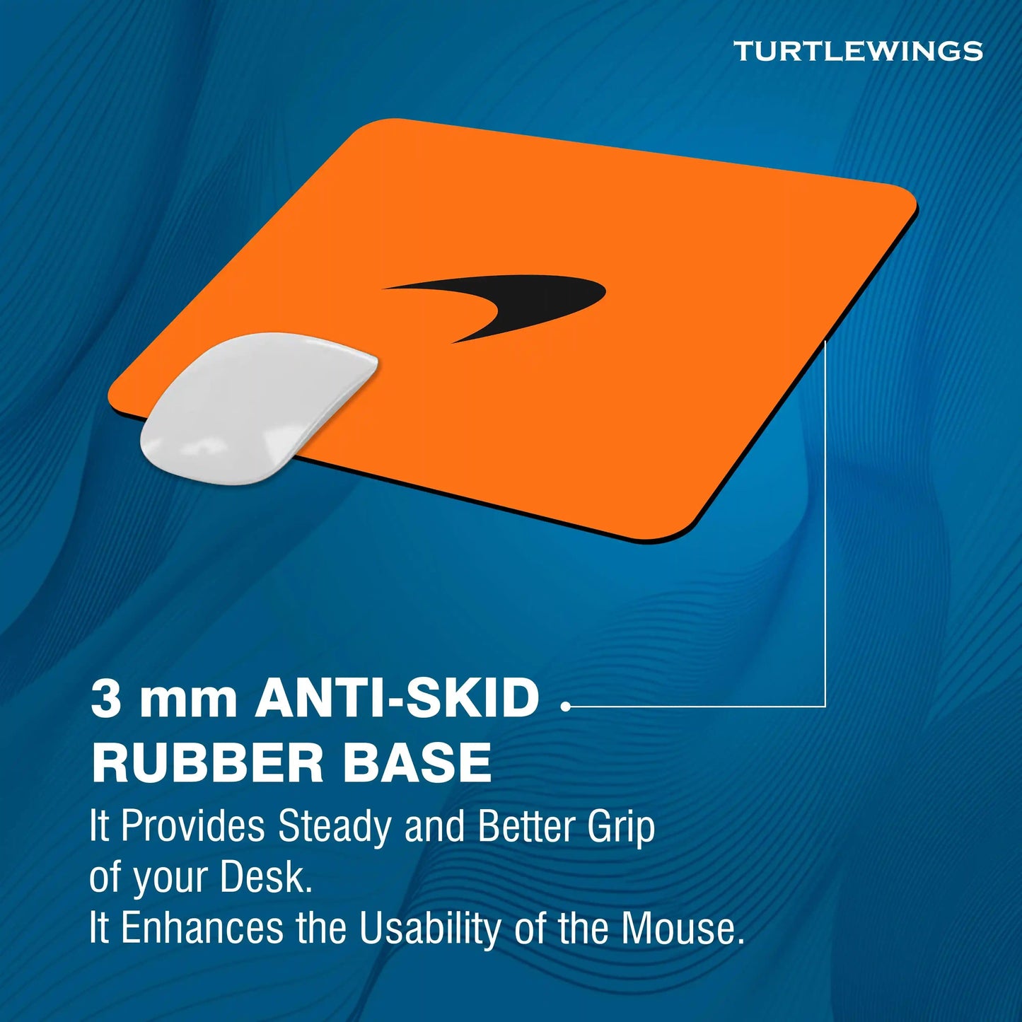 mclaren logo Small Mousepad - TURTLEWINGS