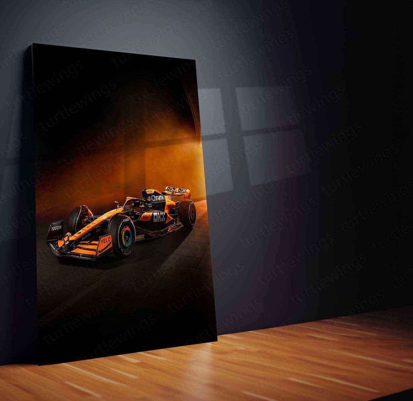 Mercedes-AMG F1 W14 Metal Poster | 2023 Formula 1 Racing Artwork | Silver Arrows Wall Decor - TURTLEWINGS