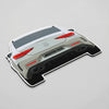 Mercedes-AMG Rear Design Floor Mat | Anti-Slip 3mm Absorbent Performance Car Flat Rug | Easy Clean Waterproof Automotive Floor Mat for Home, Office & Garage