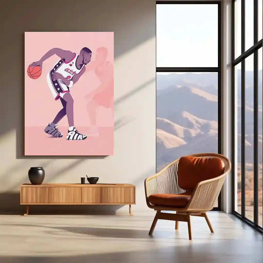 Sport Metal Poster | Michael Jordan Metal Poster – The Ultimate Tribute to a Basketball Legend - TURTLEWINGS