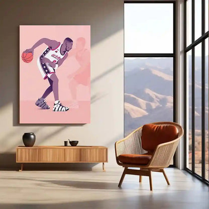 Sport Metal Poster | Michael Jordan Metal Poster – The Ultimate Tribute to a Basketball Legend - TURTLEWINGS