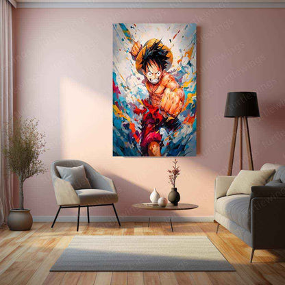 Monkey D. Luffy – One Piece Metal Poster - TURTLEWINGS