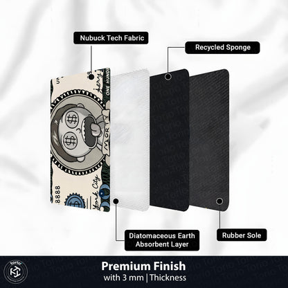Morty Smith Money Note Flat Rug | Rick and Morty Cartoon Dollar Bill Inspired Bedroom Flat Rug for Gaming Room & Pop Culture Decor