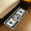 Morty Smith Money Note Flat Rug | Rick and Morty Cartoon Dollar Bill Inspired Bedroom Flat Rug for Gaming Room & Pop Culture Decor