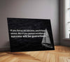 Quote Metal Poster | Pursue Excellence, Not Success” – Motivational Metal Poster | Inspirational Wall Art