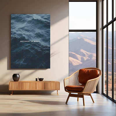 Dark Surface of the Ocean – Mysterious Depths Artwork - TURTLEWINGS