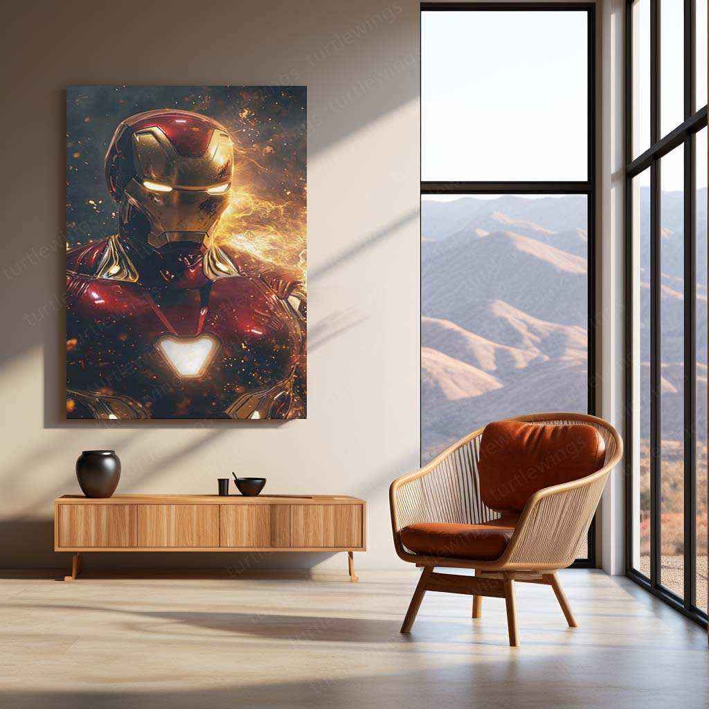 Iron Man Metal Poster - TURTLEWINGS