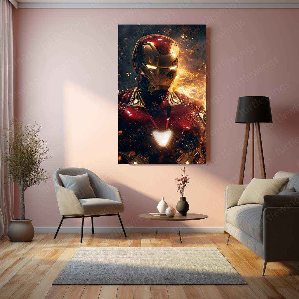Iron Man Metal Poster - TURTLEWINGS