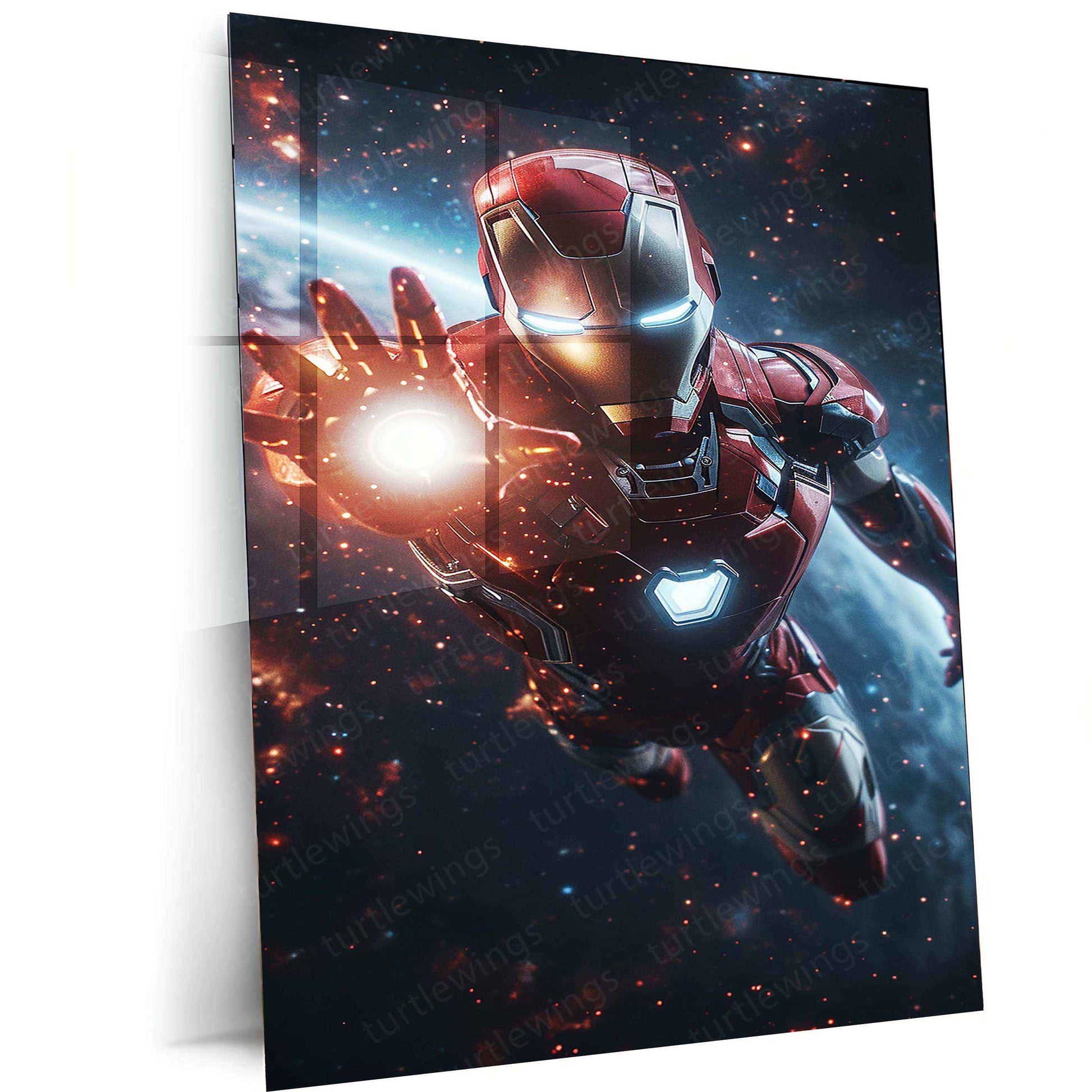 Iron Man Metal Poster - TURTLEWINGS