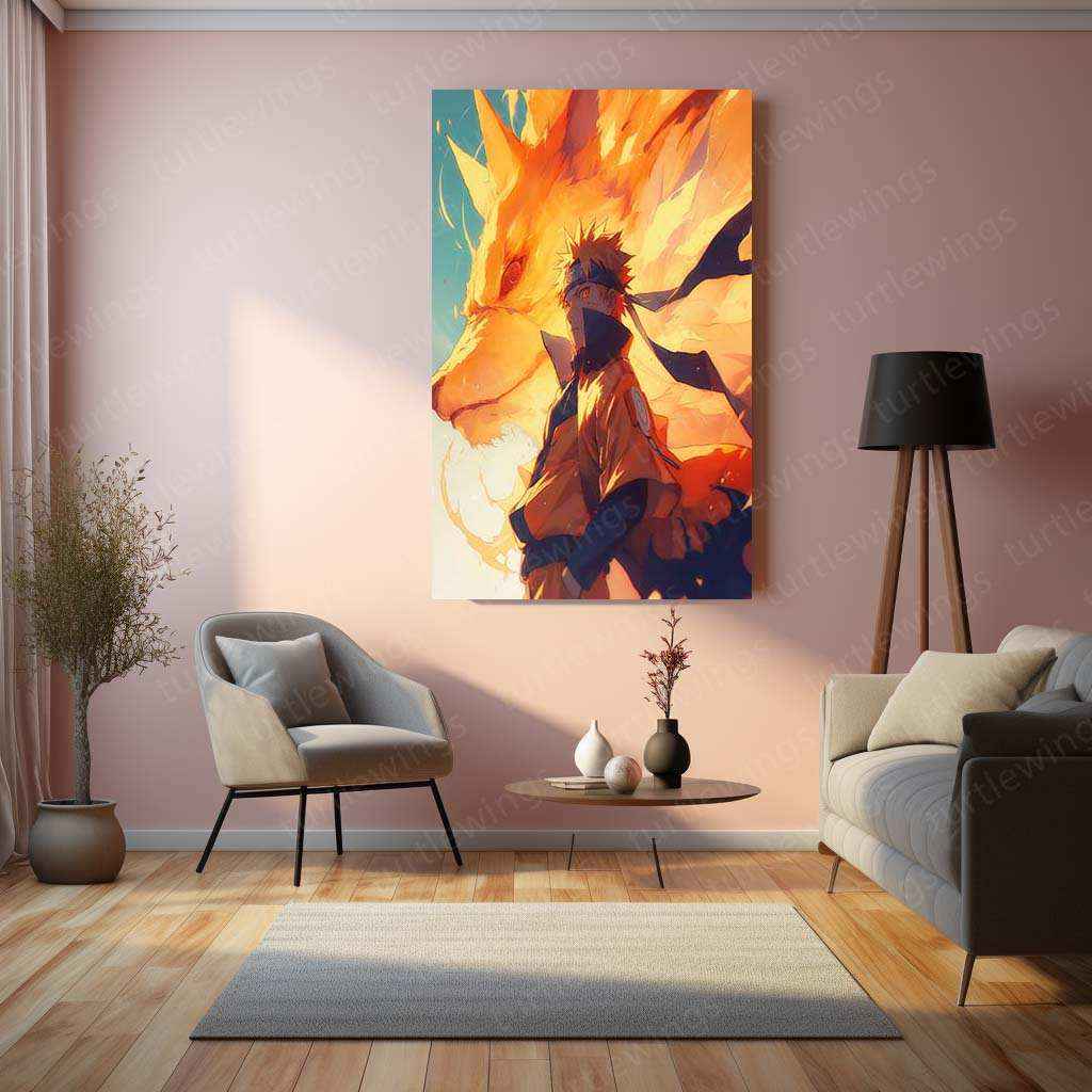 Naruto Uzumaki – Naruto Shippuden Metal Poster - TURTLEWINGS