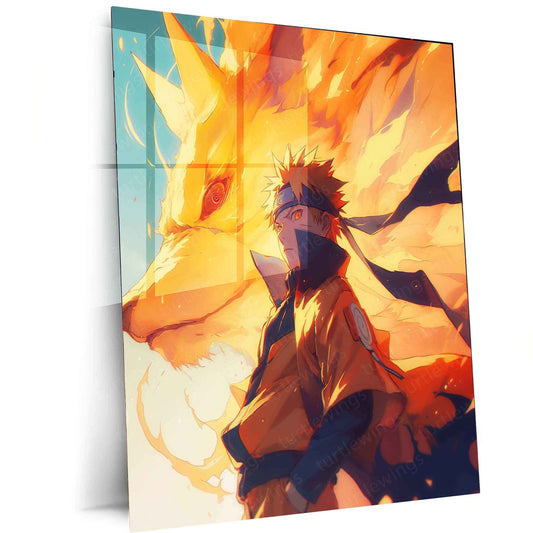 Naruto Uzumaki – Naruto Shippuden Metal Poster - TURTLEWINGS