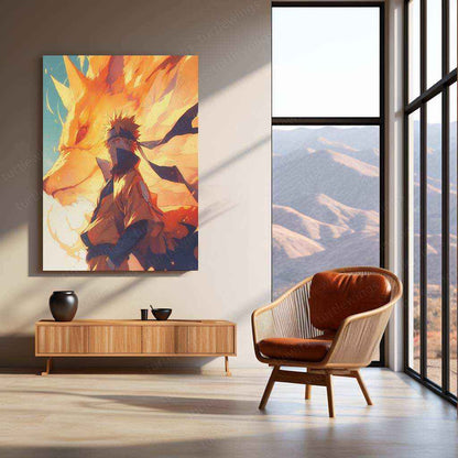 Naruto Uzumaki – Naruto Shippuden Metal Poster - TURTLEWINGS