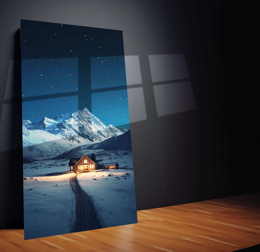 Starry Night Look Natural Metal Print | Celestial Wall