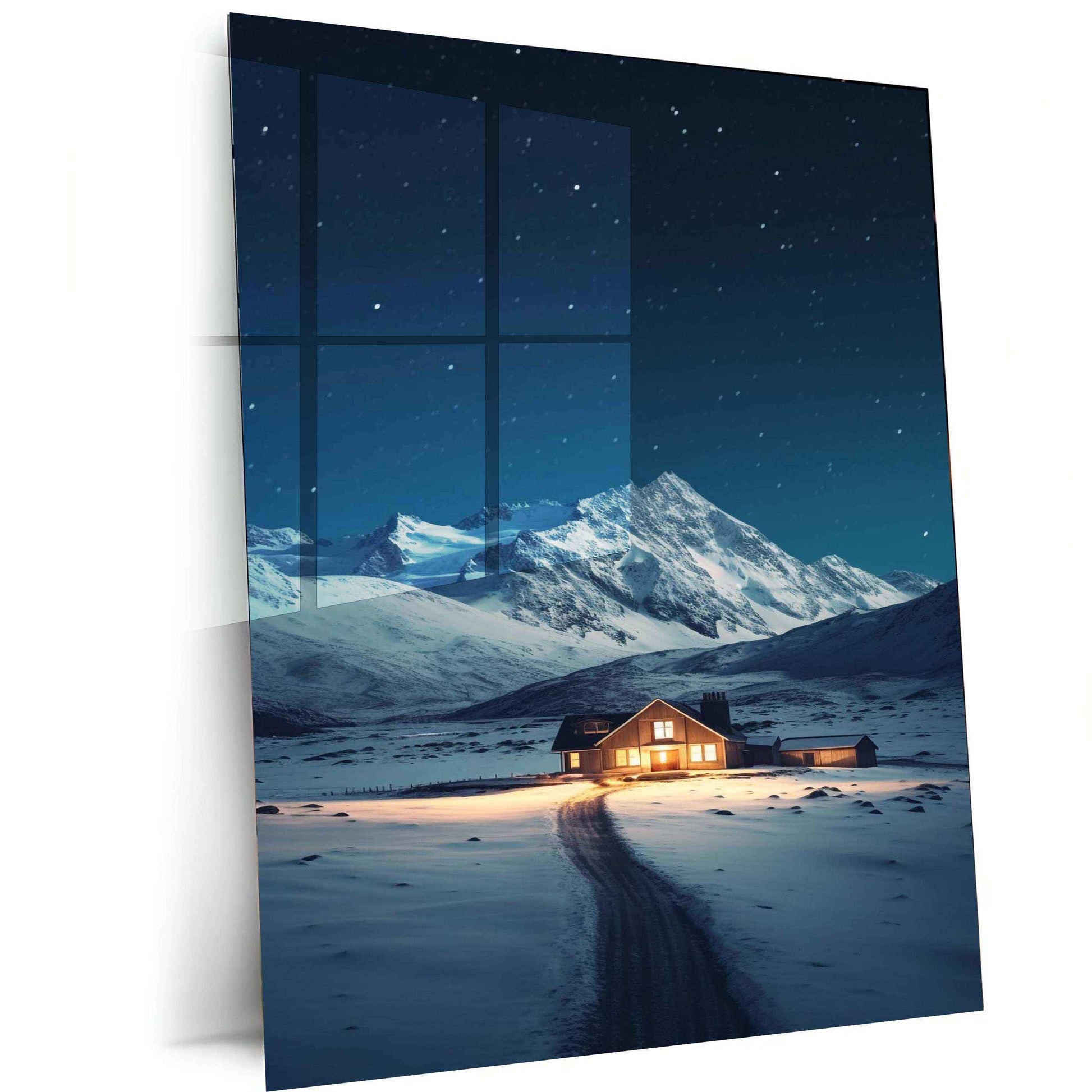 Nature Metal Poster | Scenic Landscape Wall Art | Tranquil & Aesthetic Decor 1 - TURTLEWINGS