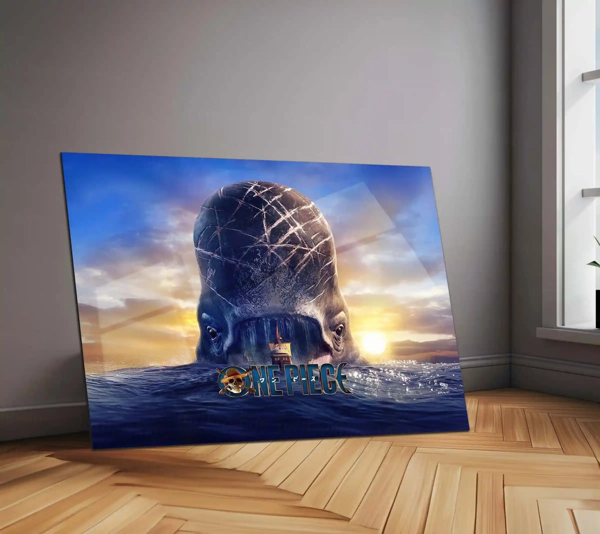 Laboon – Promise Across the Sea | One Piece Netflix Metal Frame Emotional Anime–Live Action Wall Art - TURTLEWINGS
