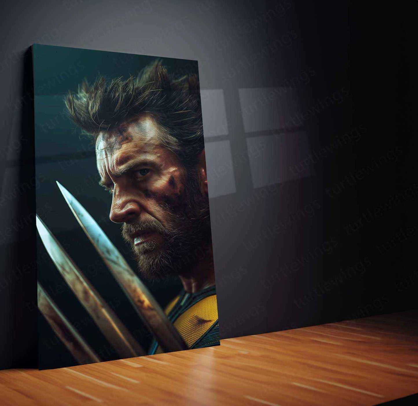 Portrait of Hugh Jackman - Front Photography by Nicoakafairyfingers - TURTLEWINGS