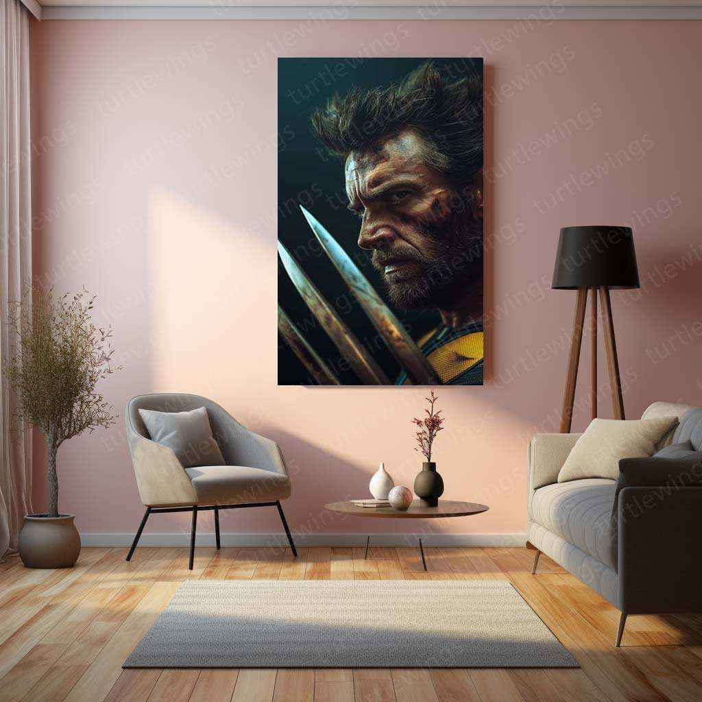 Portrait of Hugh Jackman - Front Photography by Nicoakafairyfingers - TURTLEWINGS