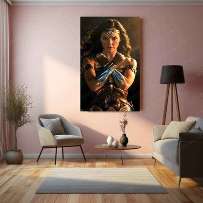 Portrait of Wonder Woman - Front Photography by Nicoakafairyfingers - TURTLEWINGS