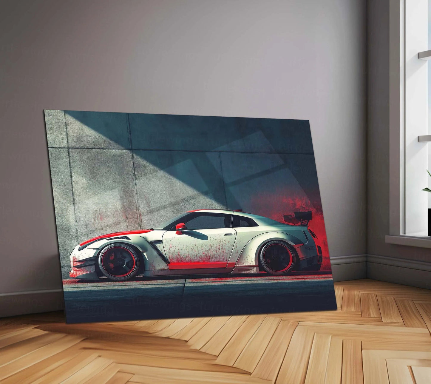 Nissan GT-R – Legendary Performance | JDM Automotive Metal Frame | High-Performance Car Wall Art - TURTLEWINGS