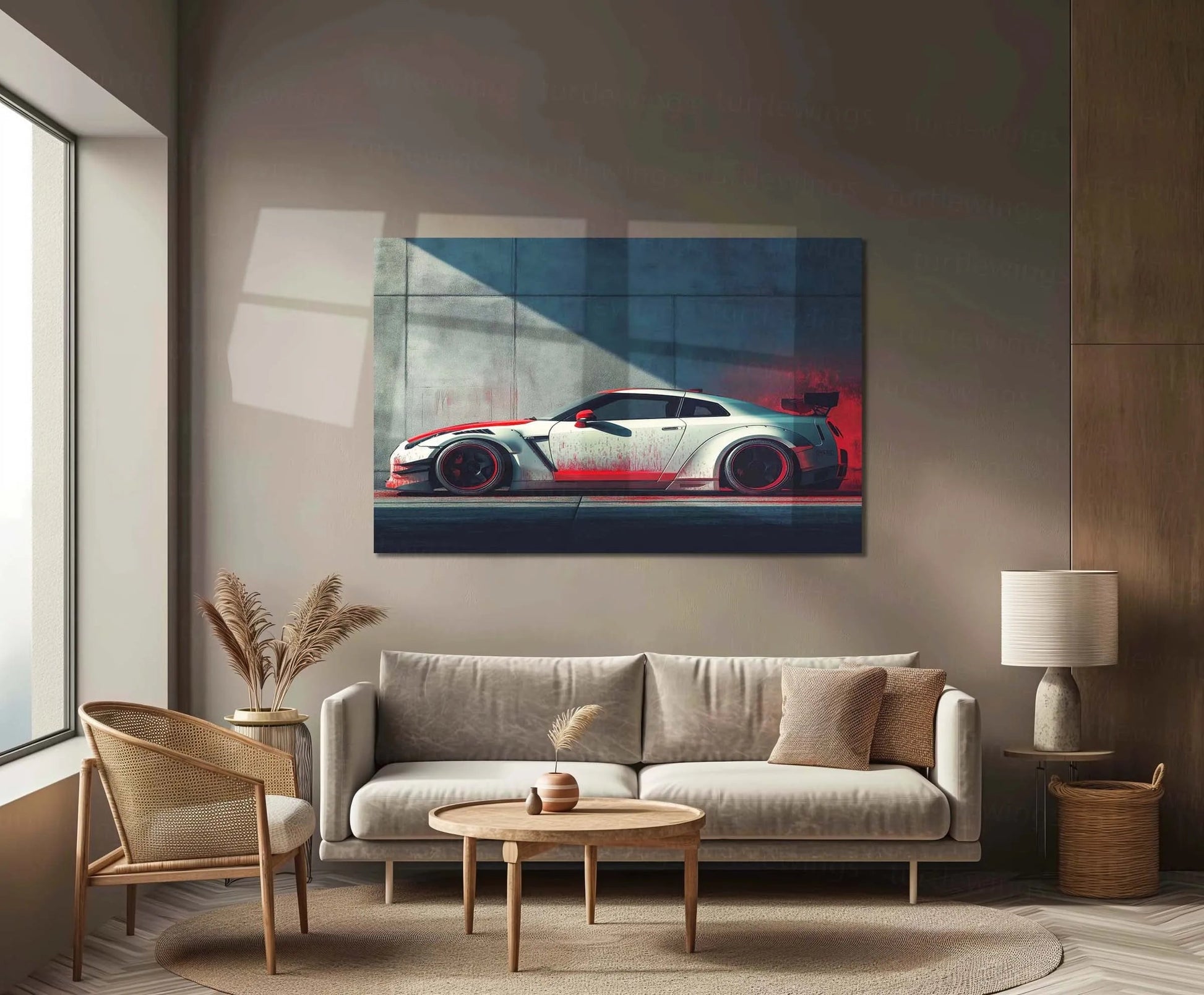 Nissan GT-R – Legendary Performance | JDM Automotive Metal Frame | High-Performance Car Wall Art - TURTLEWINGS