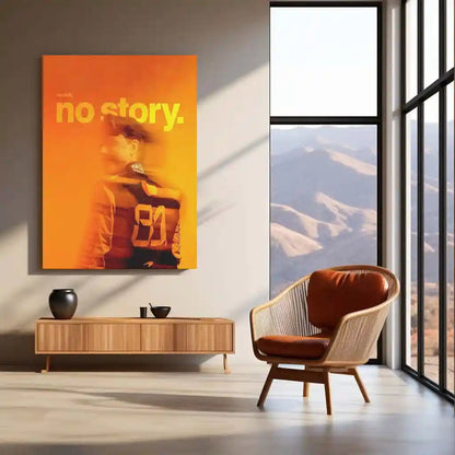 Quote Metal Poster | Oscar Piastri – No Risk, No Story Metal Frame Modern F1 Courage Wall Art | Fearless Decisions & Future Champion Mindset Quote Metal Poster - TURTLEWINGS 