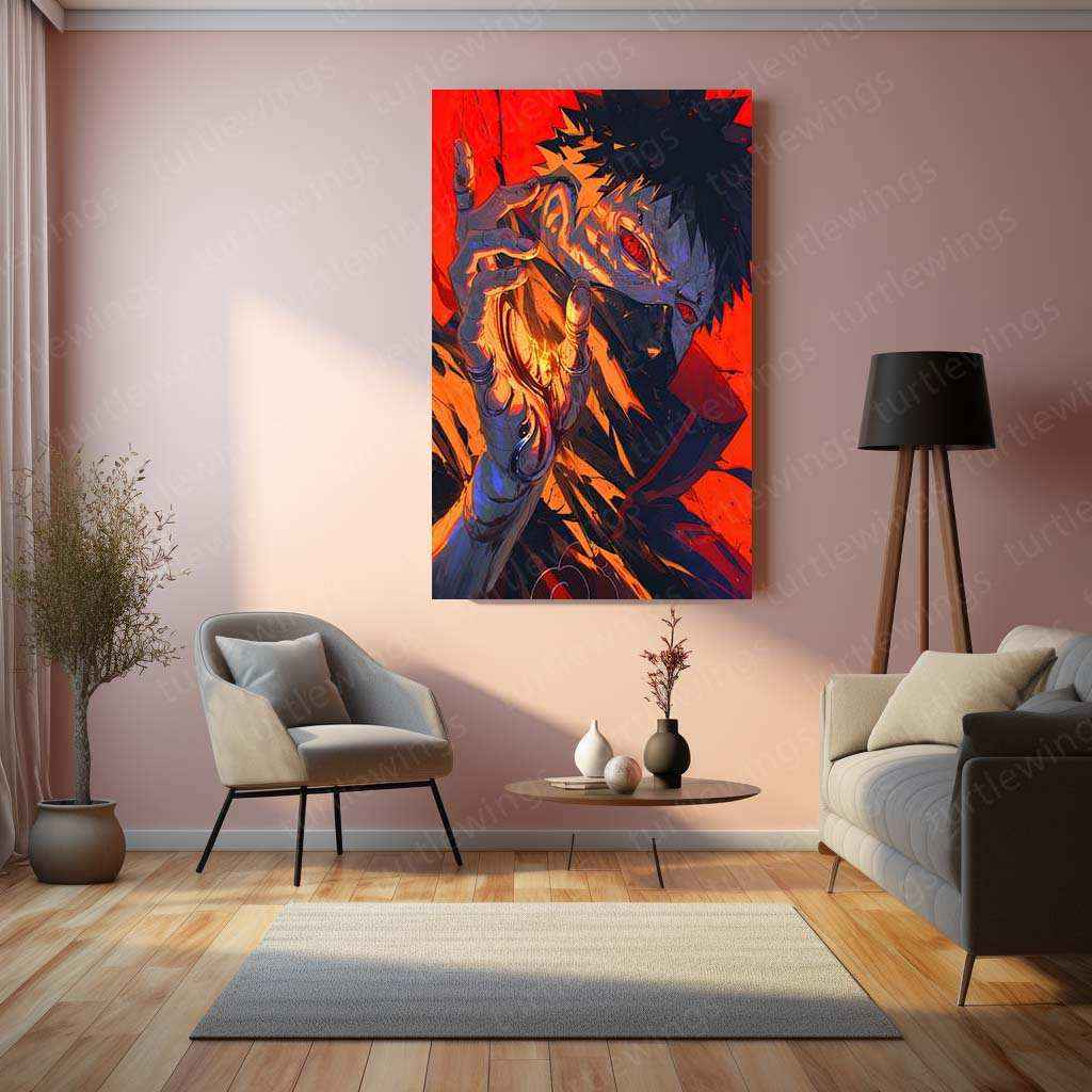 Obito Uchiha Metal Poster – The Shinobi Who Endured the Darkness (Copy) - TURTLEWINGS