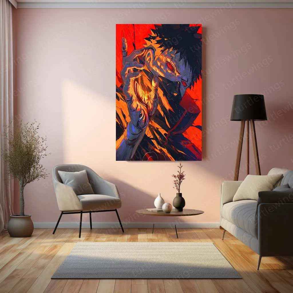 Obito Uchiha Metal Poster – The Shinobi Who Endured the Darkness (Copy) - TURTLEWINGS