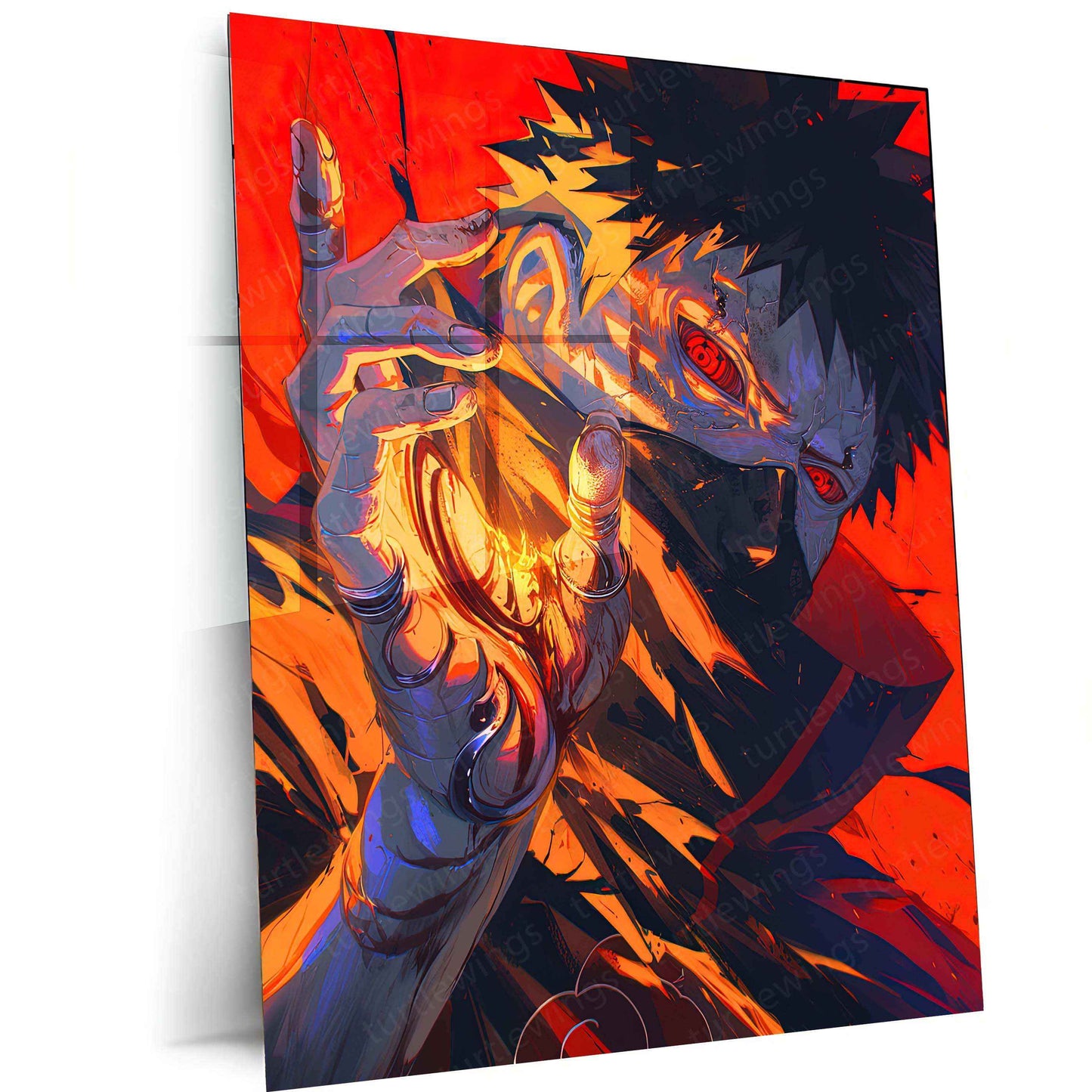 Obito Uchiha Metal Poster – The Shinobi Who Endured the Darkness (Copy) - TURTLEWINGS