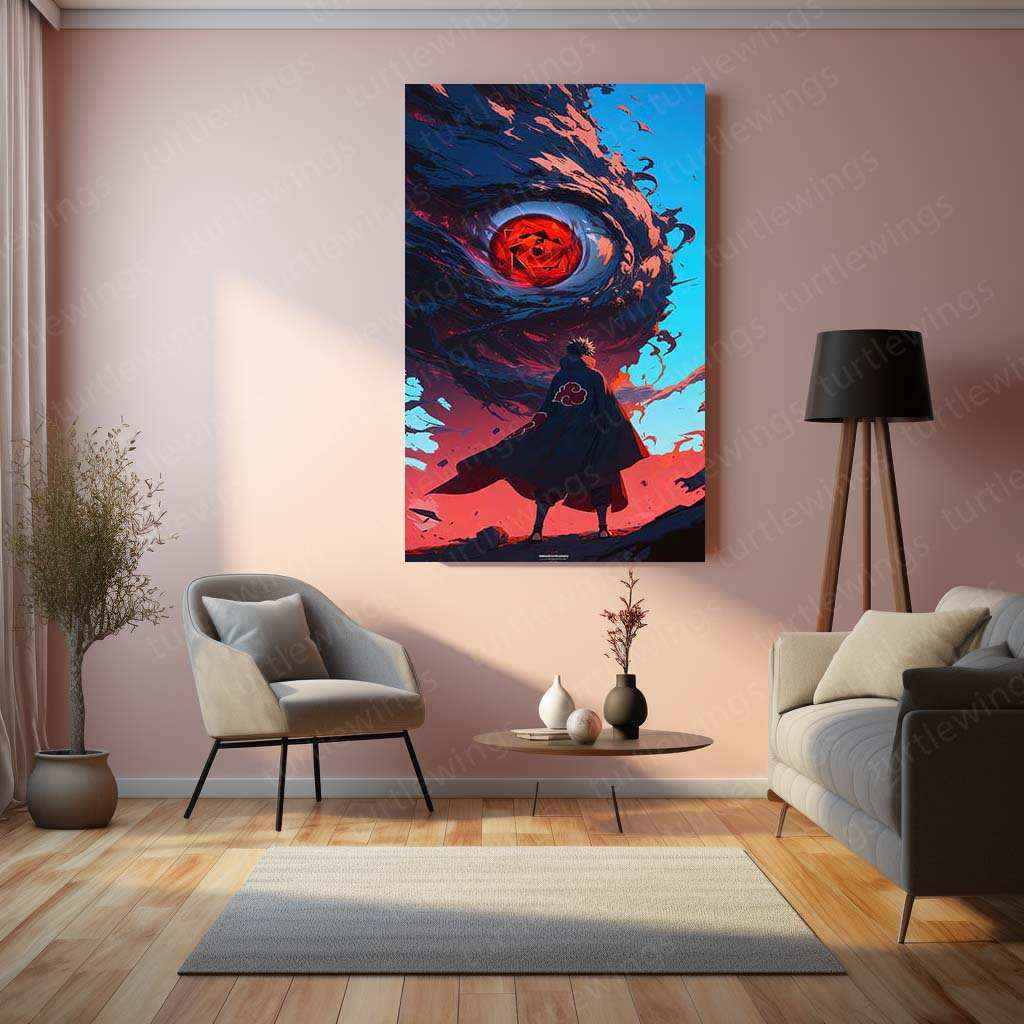 Obito Uchiha Metal Poster – The Shinobi Who Endured the Darkness - TURTLEWINGS