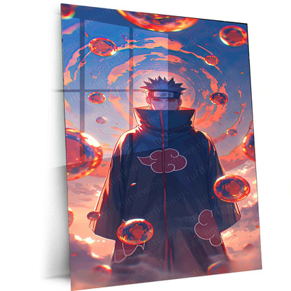 Obito Uchiha Metal Poster – The Shinobi Who Endured the Darkness - TURTLEWINGS