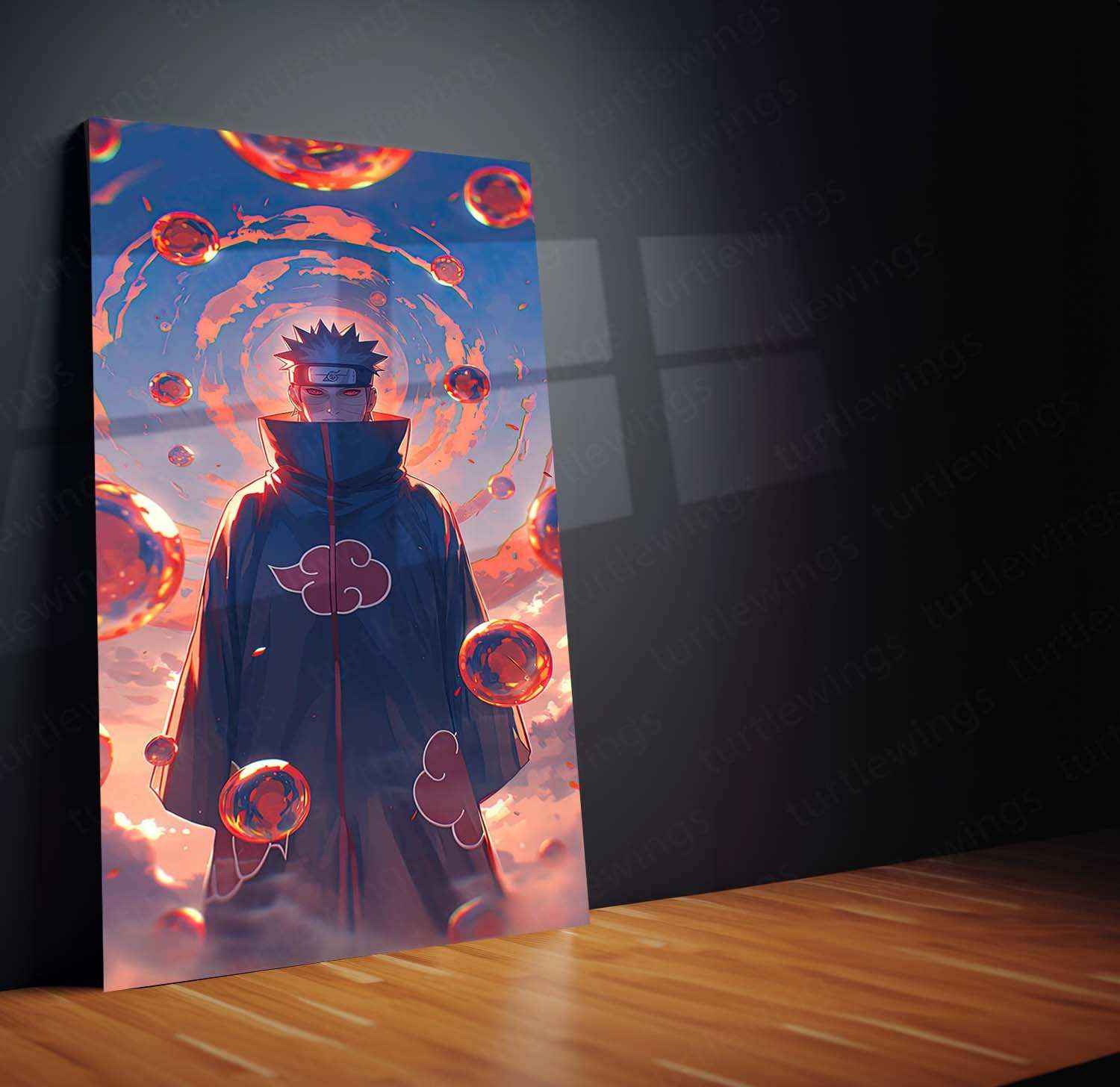 Obito Uchiha Metal Poster – The Shinobi Who Endured the Darkness - TURTLEWINGS