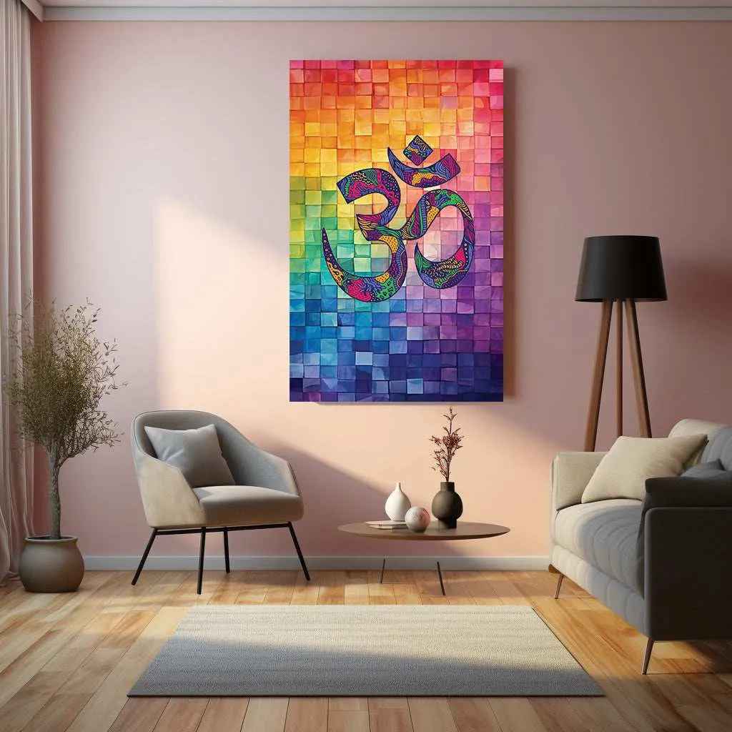 Om metal poster - TURTLEWINGS