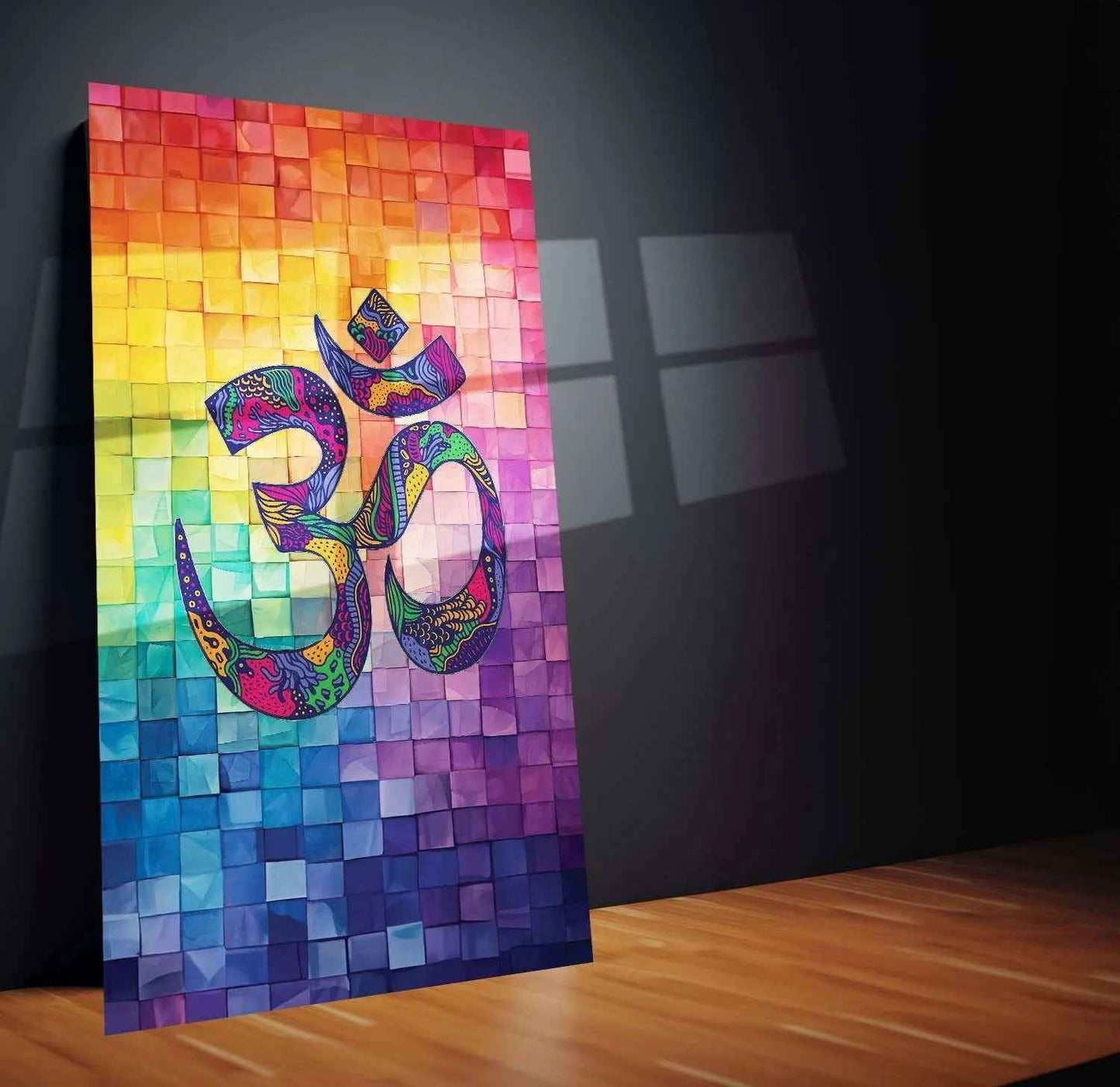 Om metal poster - TURTLEWINGS