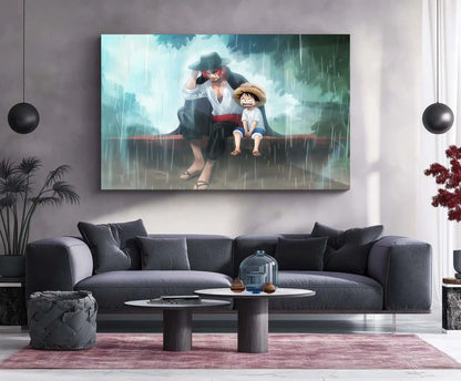 Anime Metal Poster | One Piece Luffy Metal Poster – Iconic Anime Wall Art - TURTLEWINGS