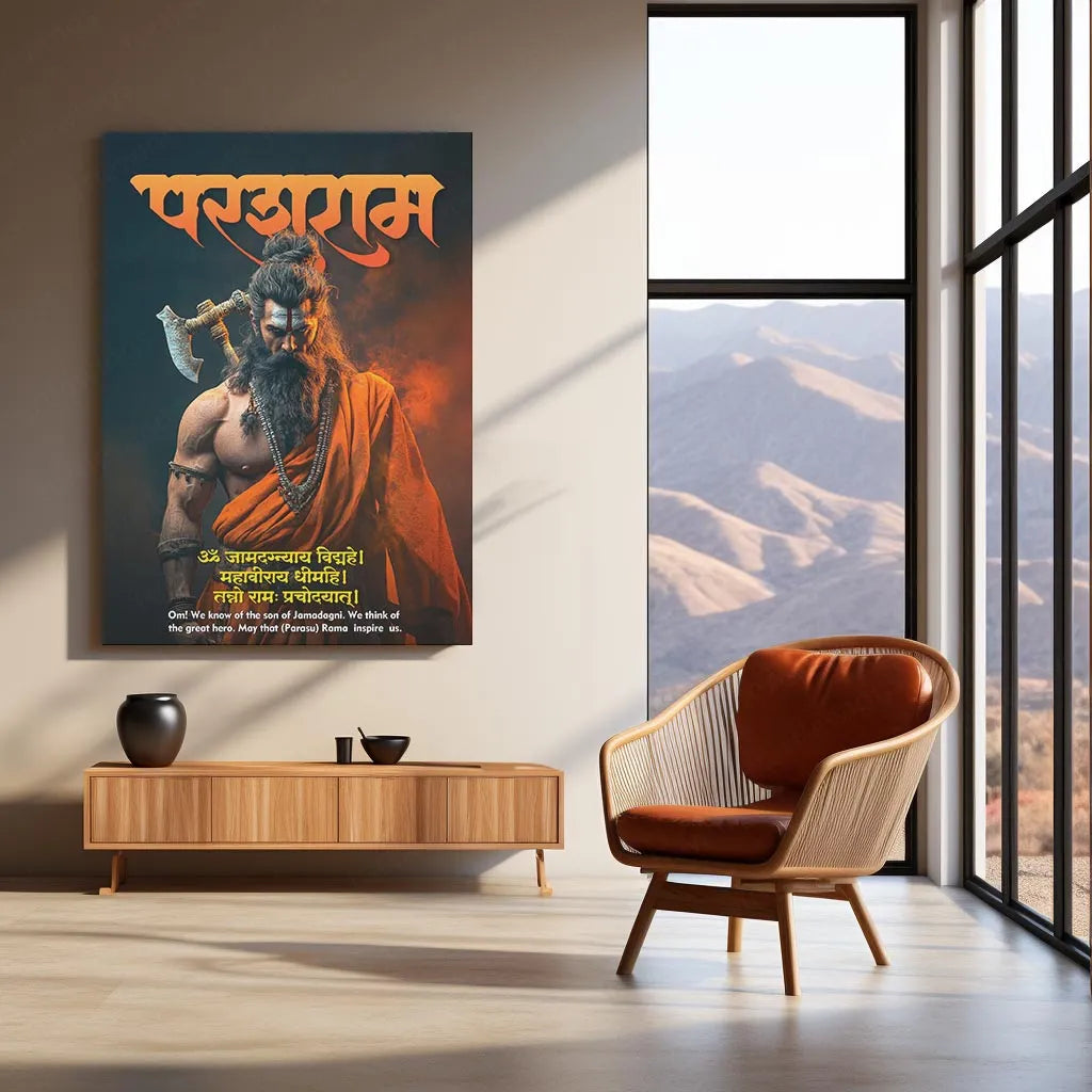 Parshuram Metal Frame – Spiritual Wall Art