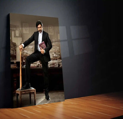 Pawan Kalyan – Power Star Metal Poster | Tollywood Icon Wall Frame 01 - TURTLEWINGS
