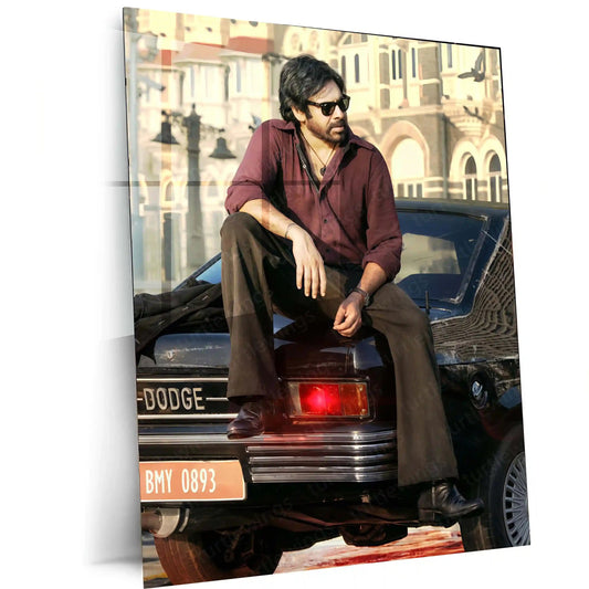Pawan Kalyan – Power Star Metal Poster | Tollywood Icon Wall Frame 02 - TURTLEWINGS