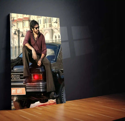 Pawan Kalyan – Power Star Metal Poster | Tollywood Icon Wall Frame 02 - TURTLEWINGS