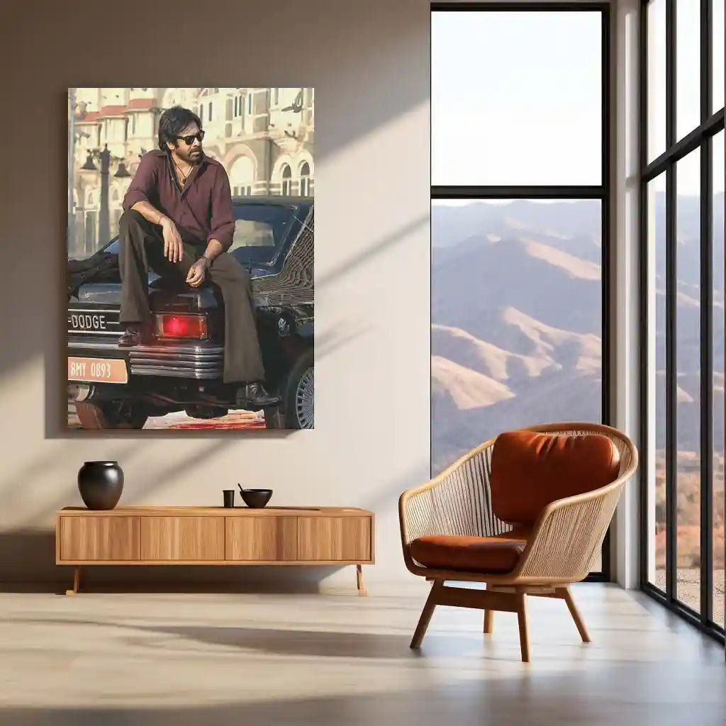 Pawan Kalyan – Power Star Metal Poster | Tollywood Icon Wall Frame 02 - TURTLEWINGS