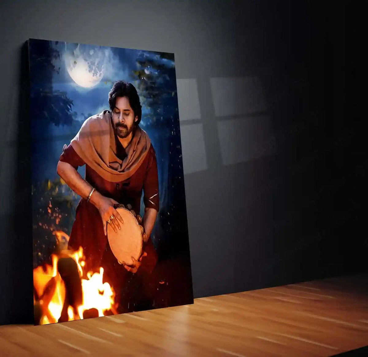Pawan Kalyan – Power Star Metal Poster | Tollywood Icon Wall Frame 04 - TURTLEWINGS