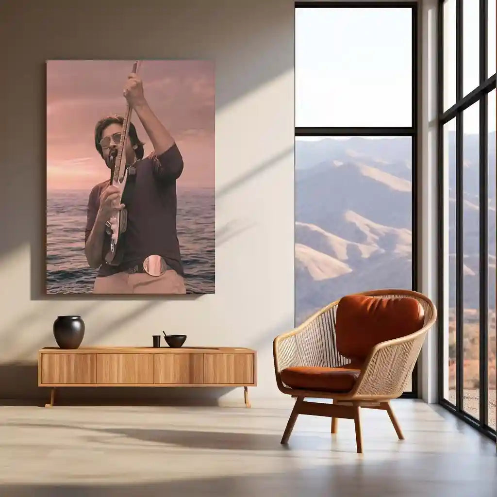 Pawan Kalyan – Power Star Metal Poster | Tollywood Icon Wall Frame - TURTLEWINGS