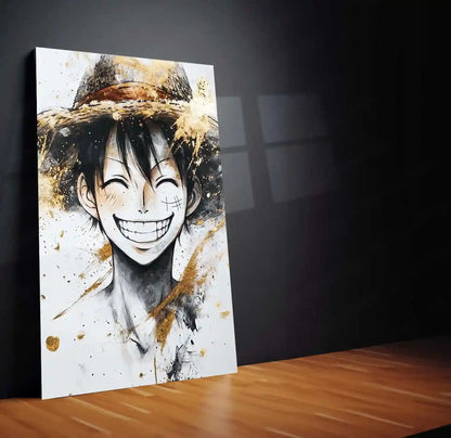 Anime Metal Poster | Monkey D. Luffy Metal Poster | One Piece Wall Art | Pirate King Anime Decor 01 - TURTLEWINGS