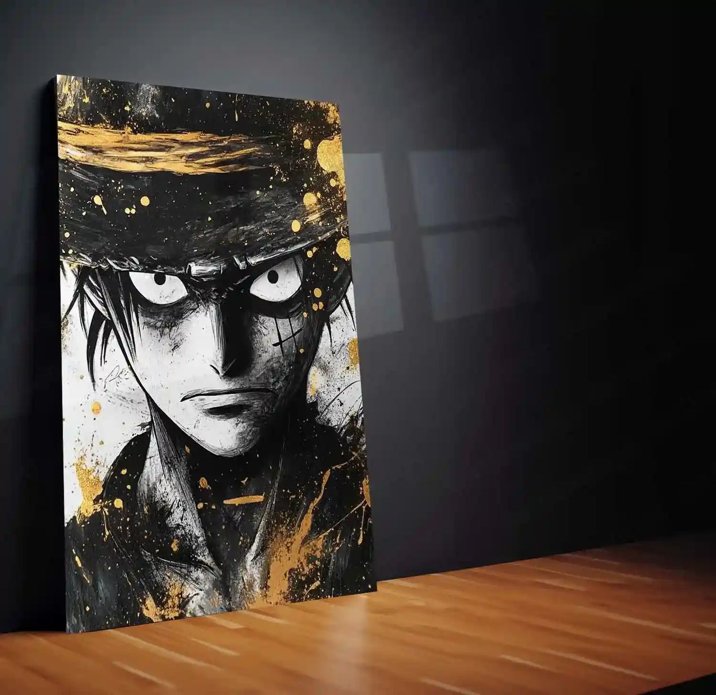 Anime Metal Poster | Monkey D. Luffy Metal Poster | One Piece Wall Art | Pirate King Anime Decor - TURTLEWINGS