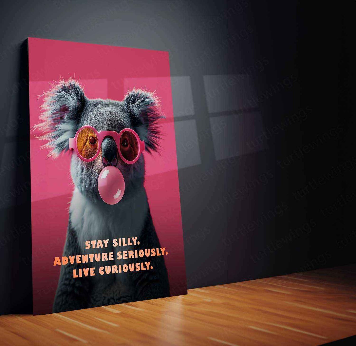 Koala Portrait – Anthony Burrill Style Artwork by Pinch - TURTLEWINGS