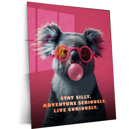 Koala Portrait – Anthony Burrill Style Artwork by Pinch - TURTLEWINGS