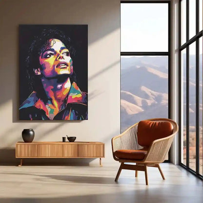 Michael Jackson Metal Poster | King of Pop Wall Art | Iconic Music Legend Decor - TURTLEWINGS