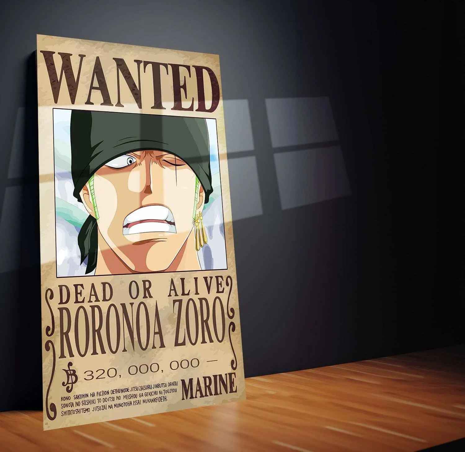 zoro Metal Poster | One Piece Awakening Art | Joy Boy Anime Wall Decor - TURTLEWINGS