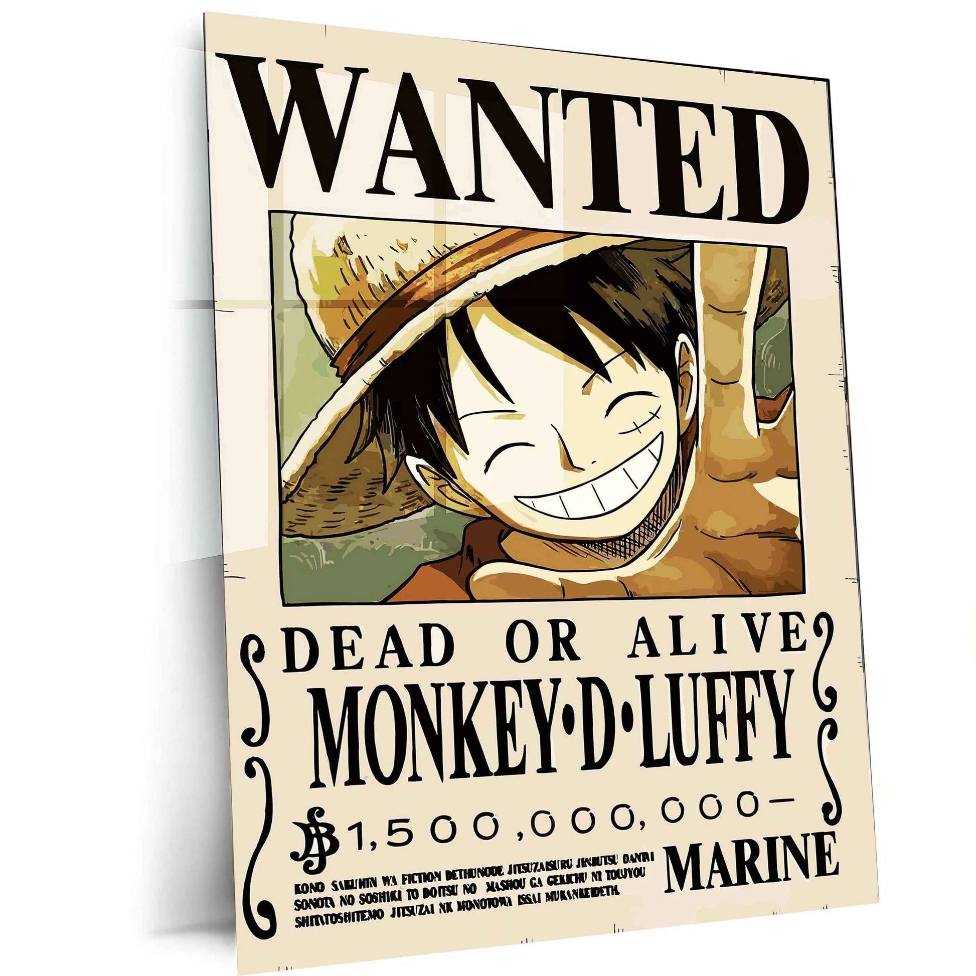luffy Metal Poster | One Piece Awakening Art | Joy Boy Anime Wall Decor (Copy) - TURTLEWINGS
