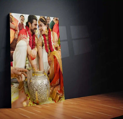 Rashmika Mandanna & Vijay Deverakonda – Wedding Elegance | Celebrity Romance Metal Frame 02 - TURTLEWINGS