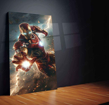 Iron Man Metal Poster - TURTLEWINGS